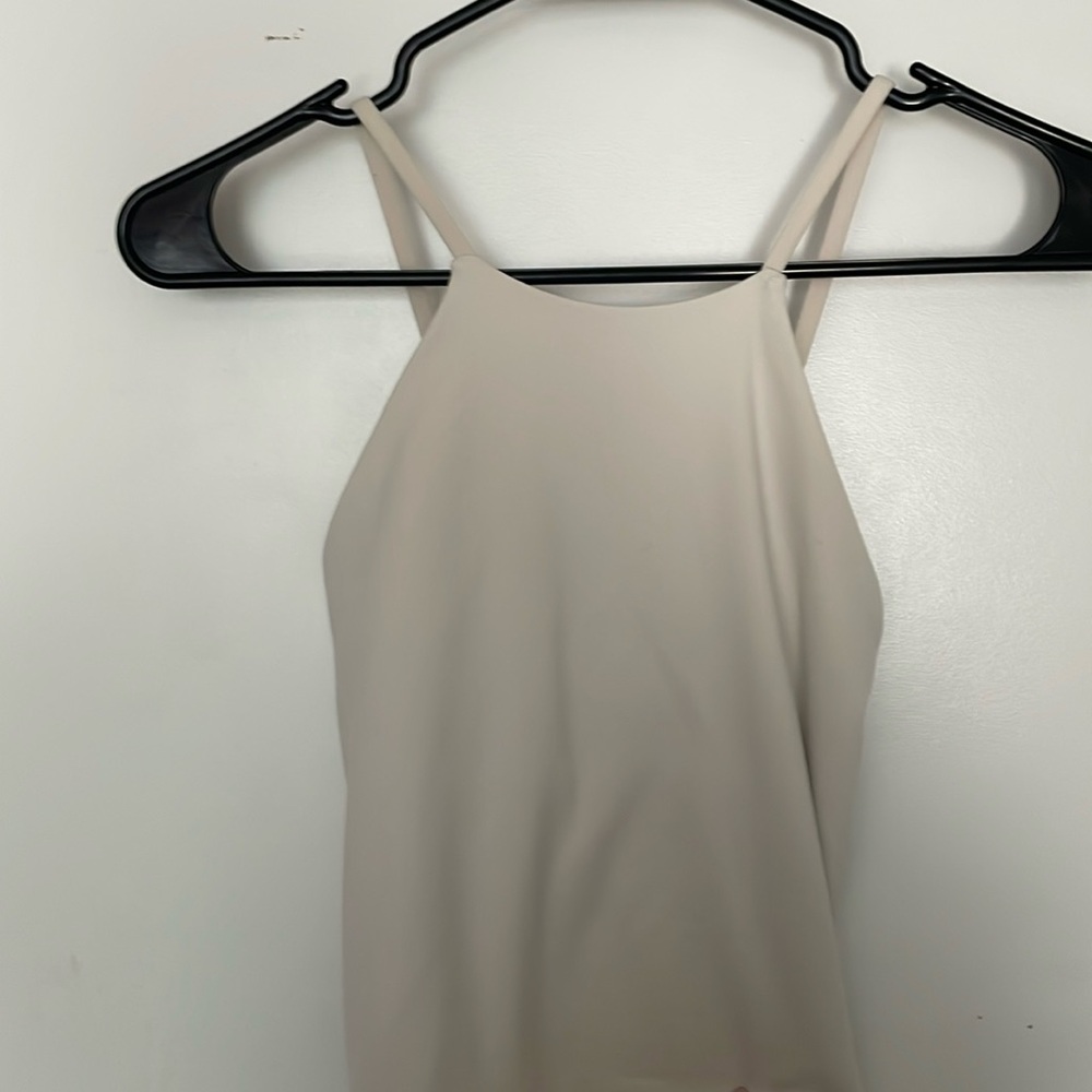 M White Scuba Crop Abercrombie